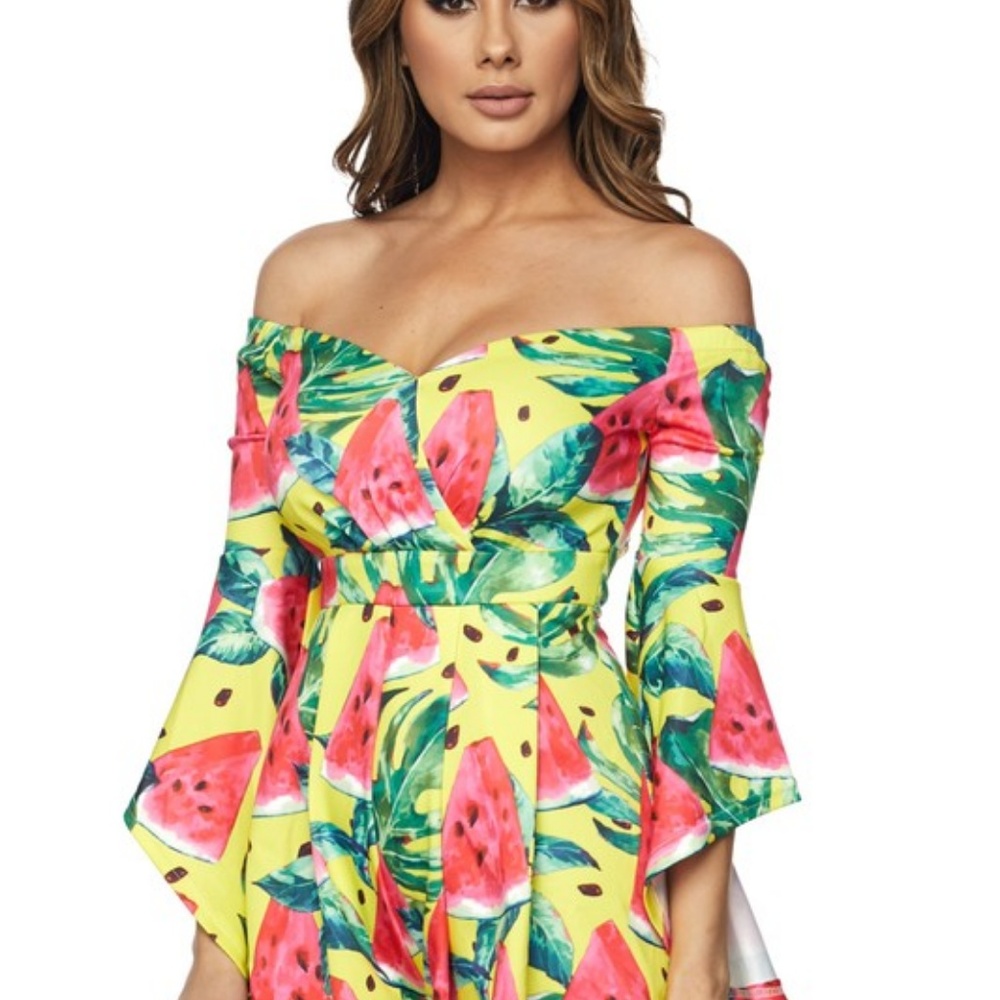 Small left 🍉watermelon romper - Picture 5 of 5